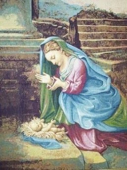 Madonna che adora il Bambino-Correggio